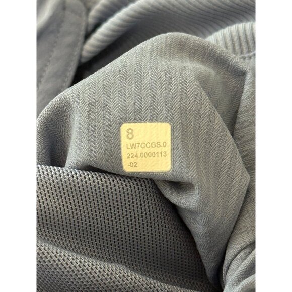 Lululemon Dance Studio High-Rise Short 3.5 Blue Pull-On LW7CCGS Womens Size 8 - Picture 5 of 7